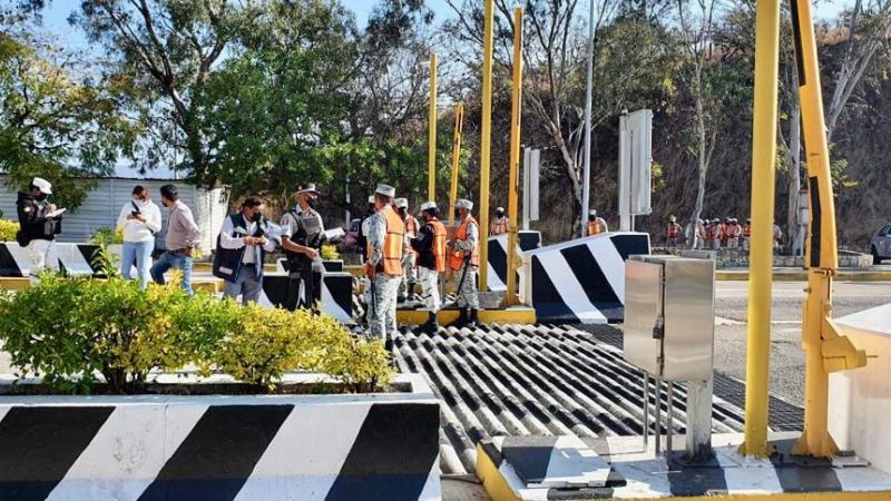 A través de un operativo coordinado por la mesa de Seguridad y Construcción de Paz, se liberó la caseta de cobro “Huitzo”