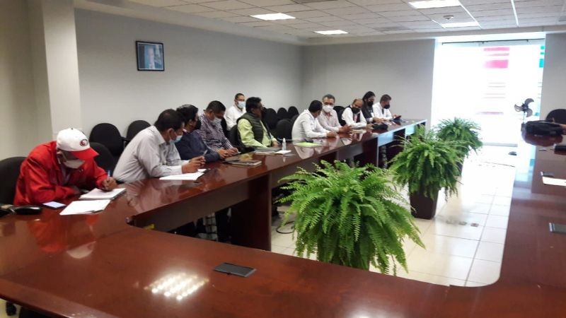 Santa Catarina Yosonotú y Santa Lucía Monteverde acuerdan realizar trabajos técnicos en su línea de colindancia