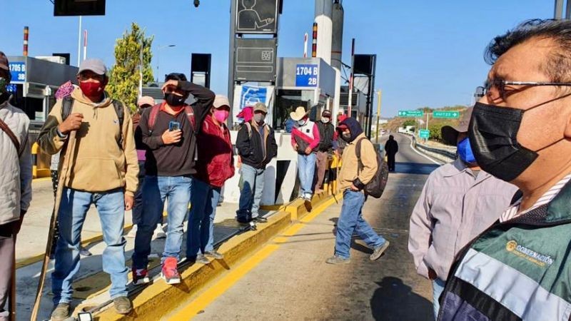 A través de un operativo coordinado por la mesa de Seguridad y Construcción de Paz, se liberó la caseta de cobro “Huitzo”