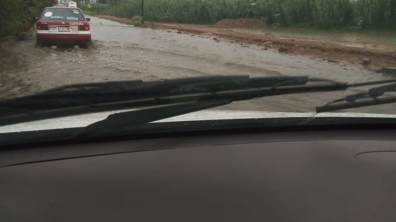 Inundaciones en Santa Cruz Xoxocotlán