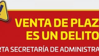 Miniatura: Alerta Administración sobre el delito de venta de plazas; Fiscalía detiene a un implicado