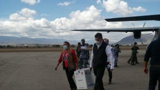 Miniatura: Recibe Oaxaca segundo cargamento de vacunas contra el COVID-19