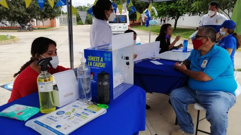 Caravana Nacional para captación de donadores de Células Madre en el tratamiento de niñas y niños con enfermedades en la sangre