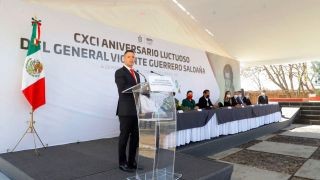 Miniatura: Los ideales de Vicente Guerrero siguen vivos y su ejemplo debe seguir vigente: Gobernador de Oaxaca