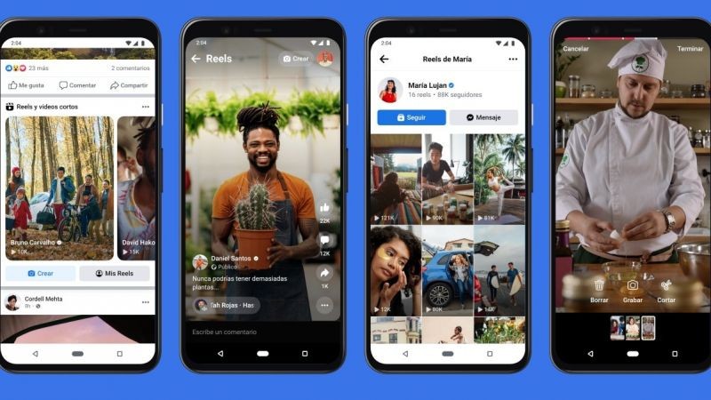Facebook ahora tendrá los reels de Instagram en su app principal