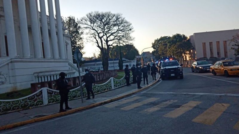 Con operativo pacífico, evita SSPO afectaciones al transporte público por parte de manifestantes normalistas