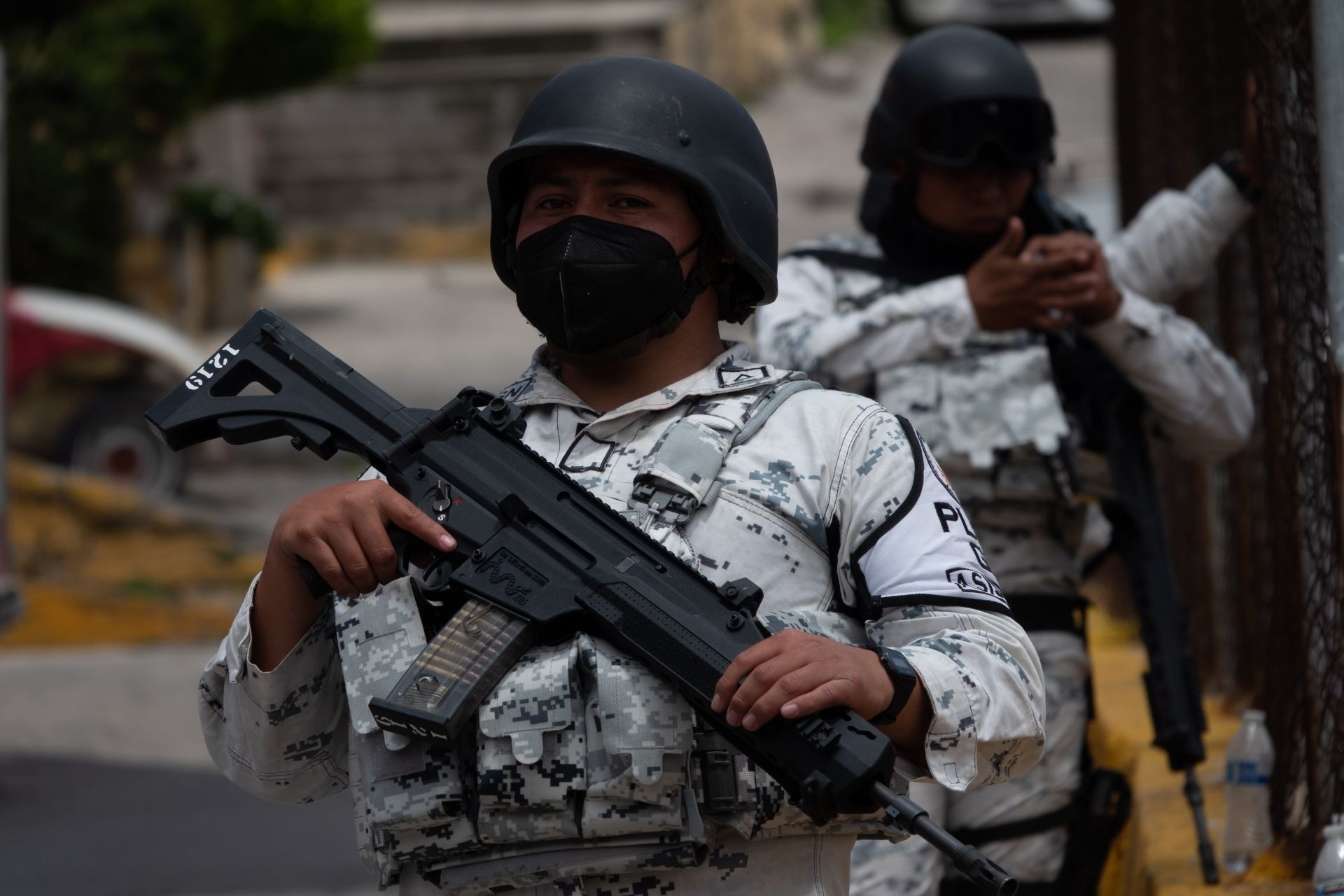 Personal de la Guardia Nacional. (FOTO: GALO CAÑAS/CUARTOSCURO.COM)