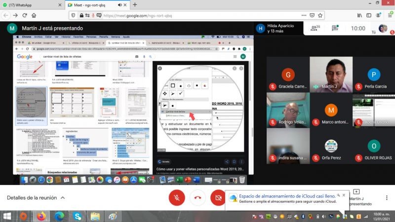 Servidoras y servidores públicos optimizan sus habilidades en Microsoft Office Word