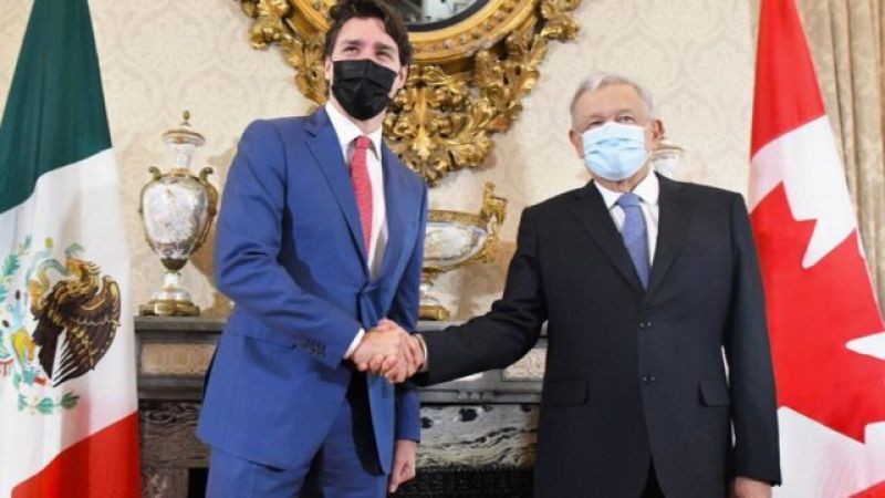 AMLO declinó la invitación de Justin Trudeau para participar en evento de apoyo a refugiados ucranianos