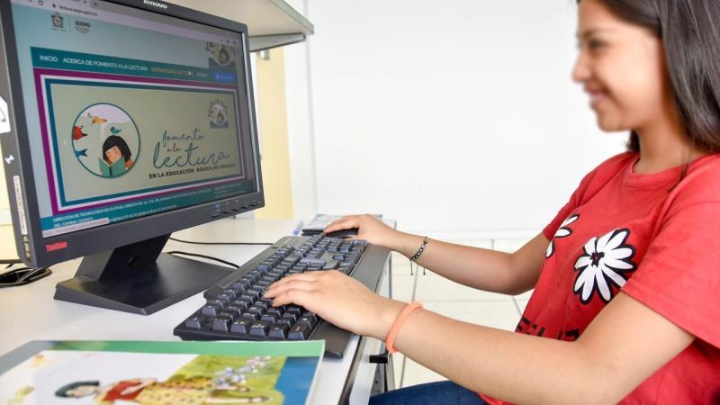 Plataforma interactiva “Fomento a la Lectura” acerca a niñas y niños a la literatura