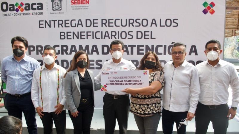 Cumple Sebien con Ahorradores Defraudados en Oaxaca