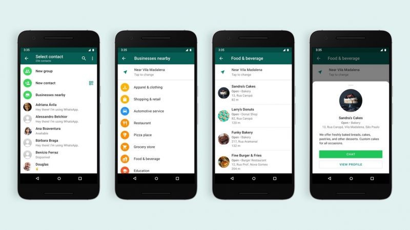 Whatsapp se transforma y añade un servicio idéntico a Google Maps