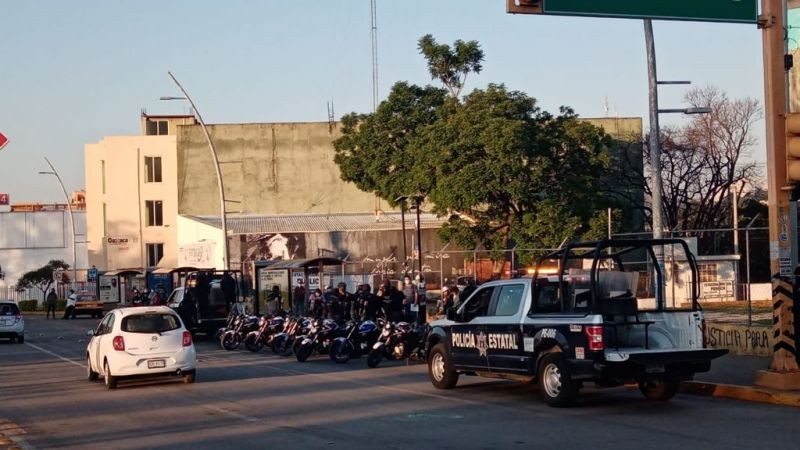 Con operativo pacífico, evita SSPO afectaciones al transporte público por parte de manifestantes normalistas