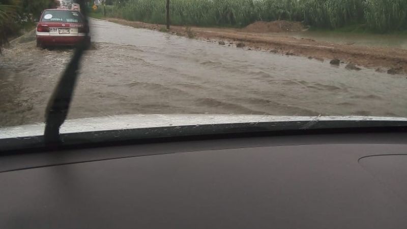 Inundaciones en Santa Cruz Xoxocotlán