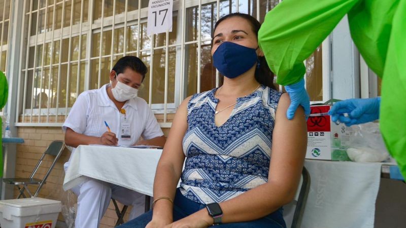 Con más de 35 mil dosis aplicadas en un día, Oaxaca rompe récord de vacunación