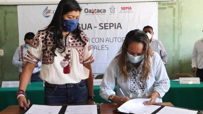 Fortalecerá Sepia red del Sistema de Agua Potable en municipios indígenas de Oaxaca