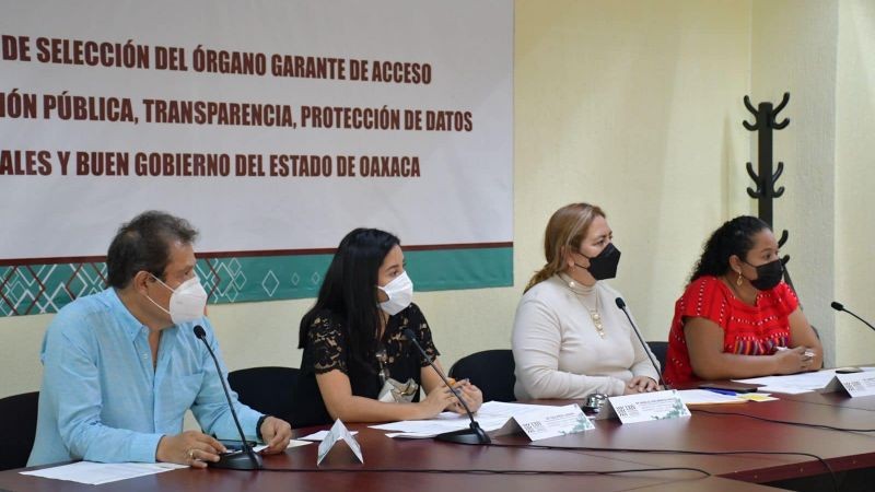Inicia 64 Legislatura entrevistas de aspirantes al nuevo Órgano de Transparencia de Oaxaca.