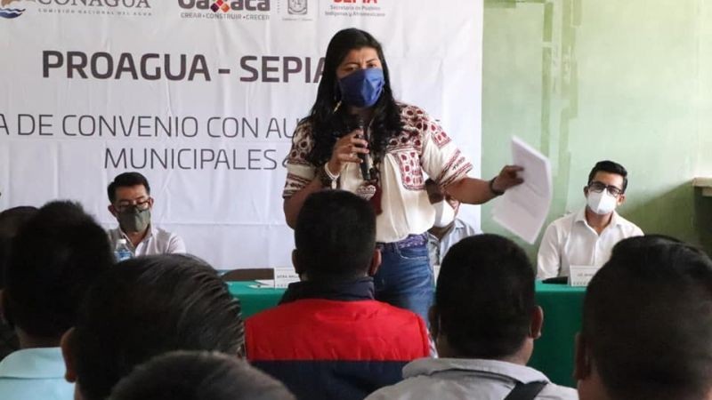 Fortalecerá Sepia red del Sistema de Agua Potable en municipios indígenas de Oaxaca